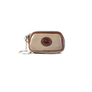 Vintage Dooney & Bourke All-Weather Leather Keychain Coin Purse